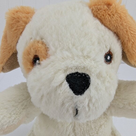 Curto Toy Cream Puppy Dog Plush 7" Stuffed Animal Security Friend Sewn Features - Picture 2 of 9